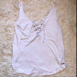 A&F Essentials Lace-up Tank